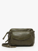 Cross Body Tas Naina Leder Pieces Groen naina 17063358